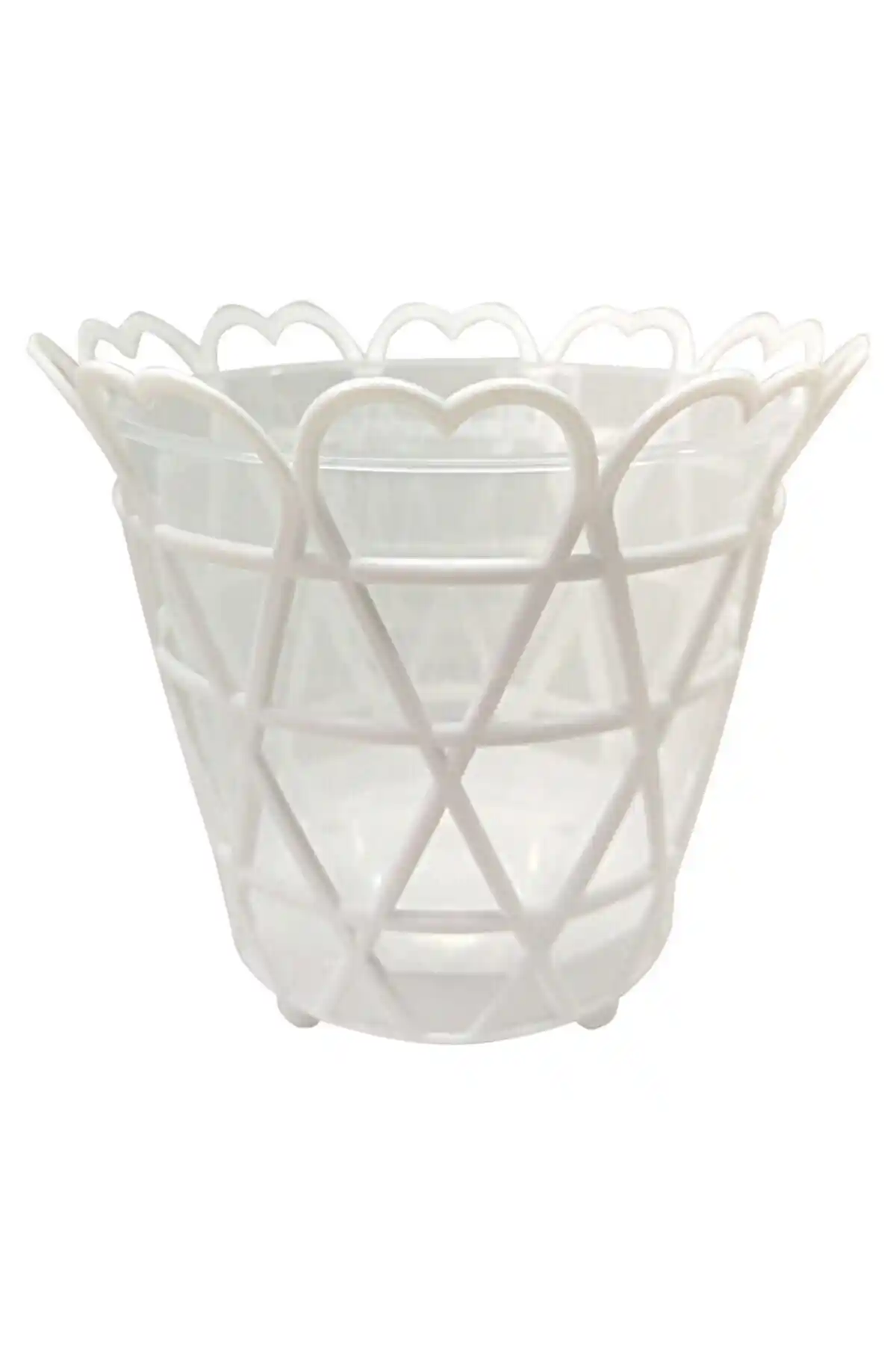 Modern Elif Orkide Saksı ve Kalp Kılıf Seti ile Dekorasyonunuza Şıklık Katın