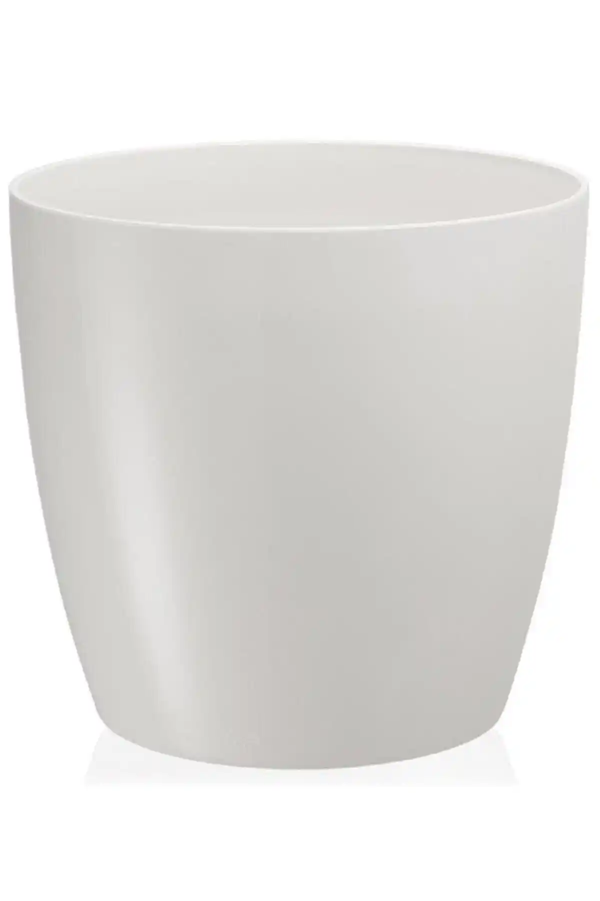 Modern ve Şık Beyaz Yakut Çiçek Saksısı 22 Litre İç Mekan Dekorasyonu İçin