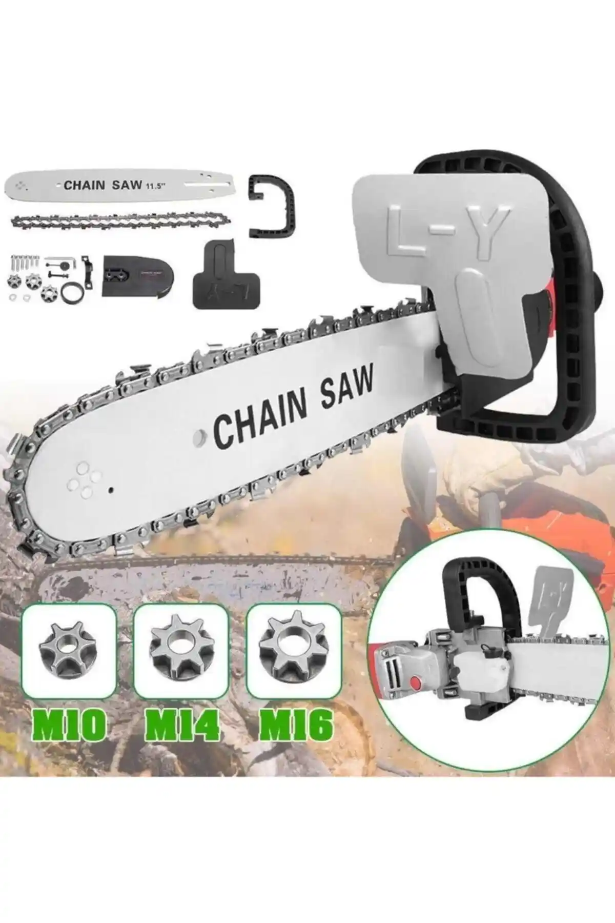 MOONSHOP Zincirli Testere Aparatı ile Çok Fonksiyonlu Ahşap ve Ağaç Kesim Çözümleri