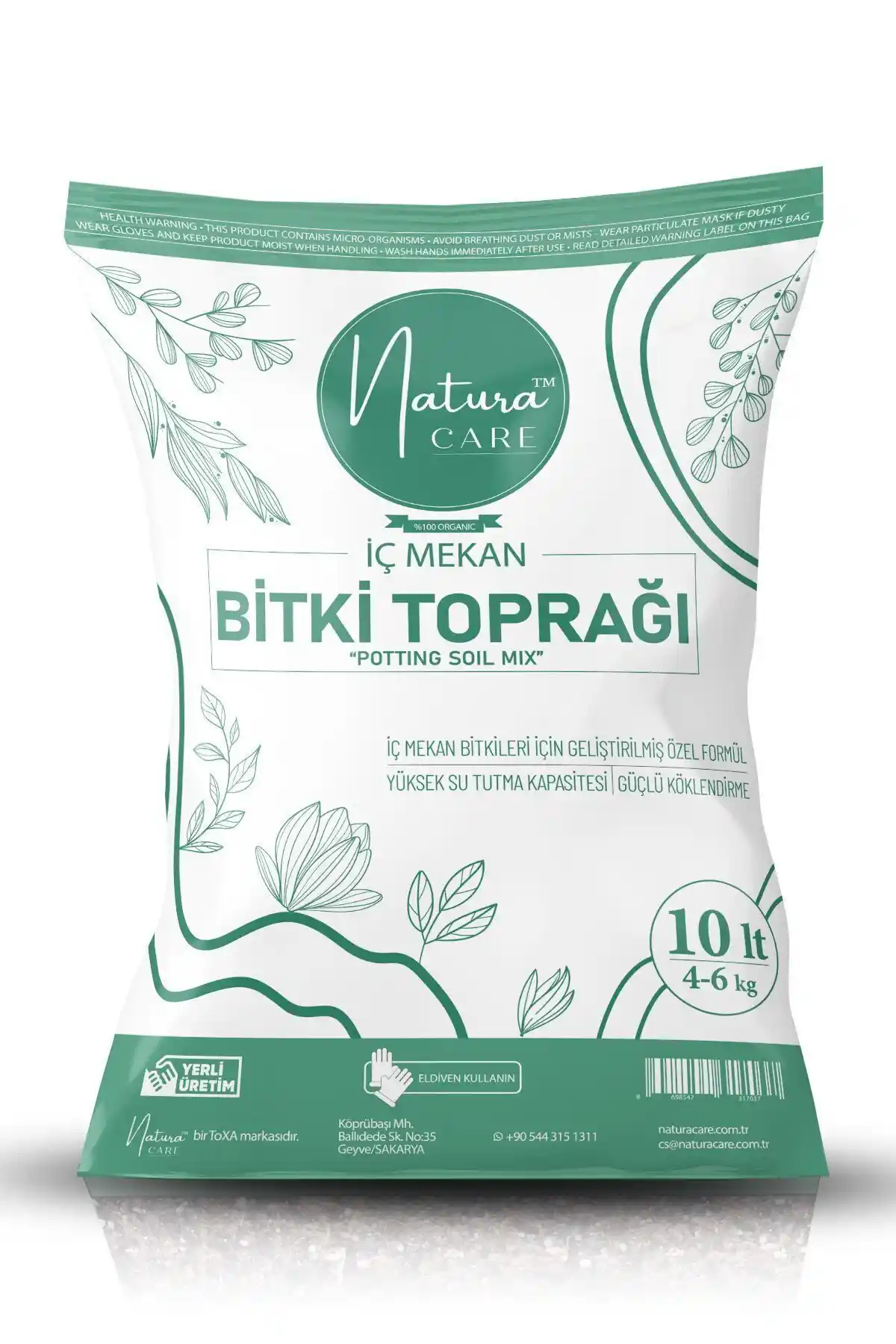 Natura Care 10 Litre Torf Karışımı ile İç Mekan ve Dış Mekan Bitki Bakımını Kolaylaştırın