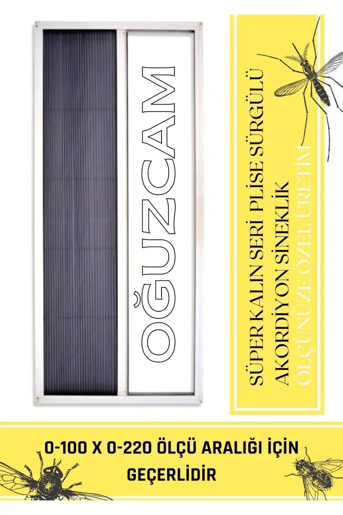 OğuzCam Plise Pileli Sürgülü Akordiyon Kapı Sinekliği Ürün İncelemesi ve Özellikleri