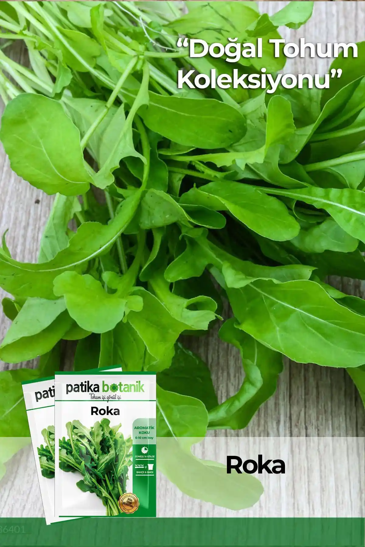 Patika Botanik 5000 Adet Roka Tohumu ile Bahçenize Sağlıklı Yeşillikler Katın