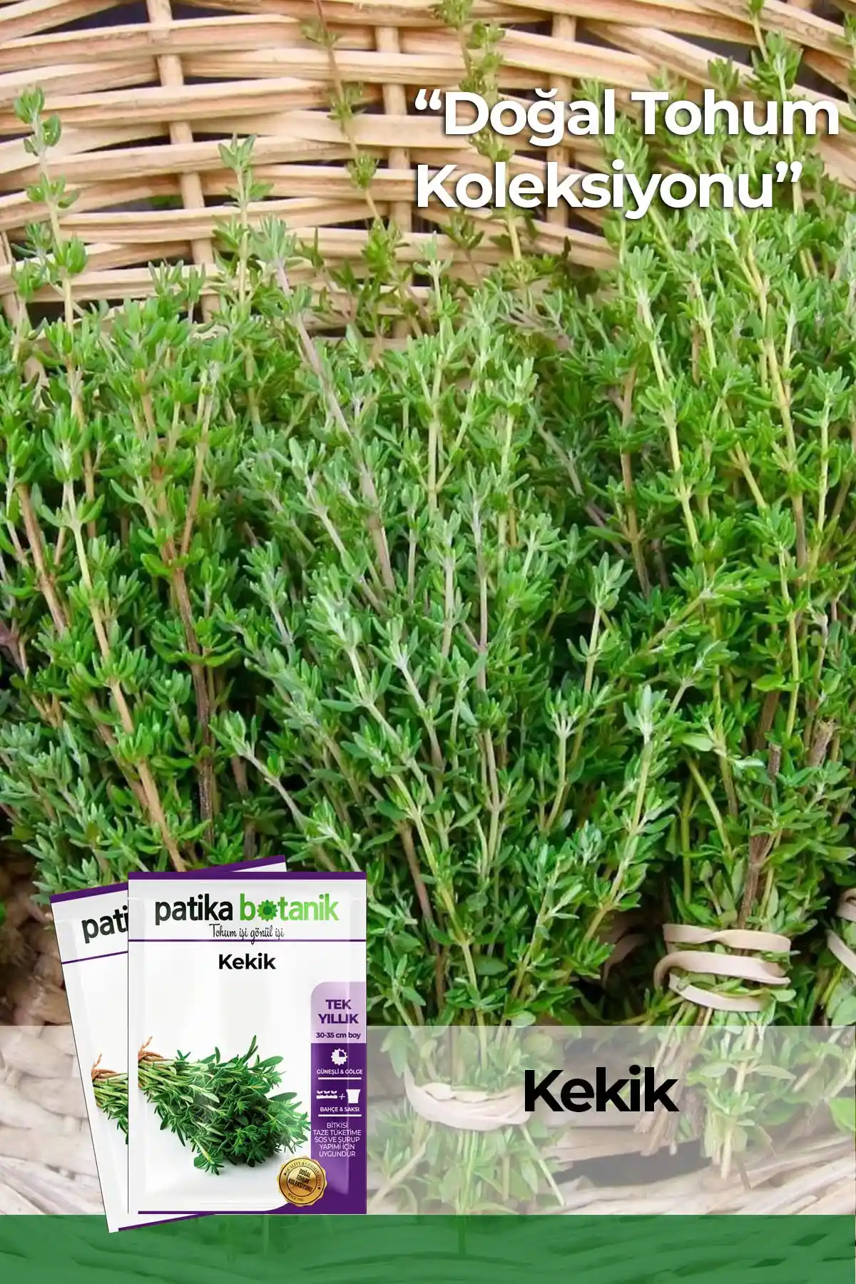 Patika Botanik Yerli Kekik Tohumu 150 Adet ile Sağlıklı ve Aromatik Bir Bahçe Yaratın