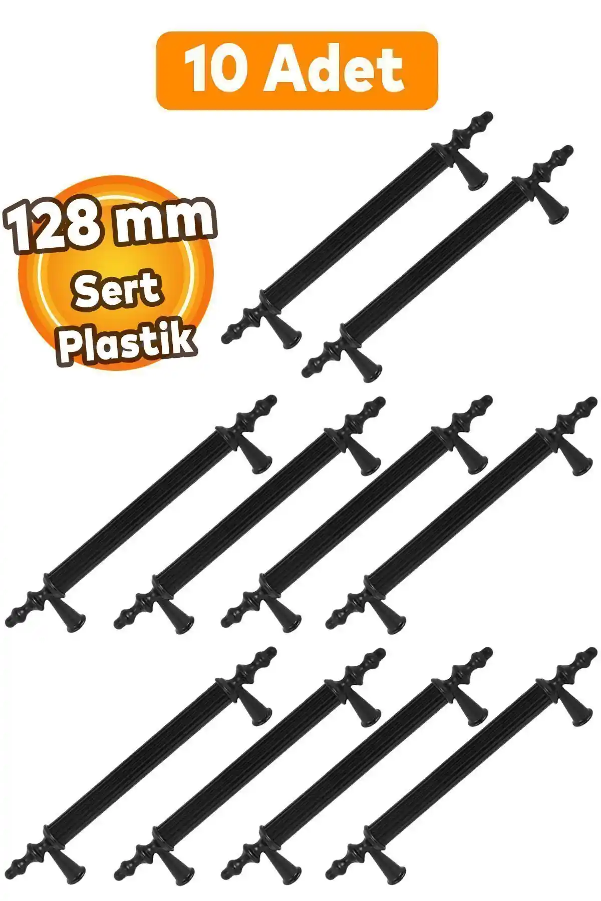 Polavit 128 mm Siyah Mobilya Kulpu Modern Tasarım ve Dayanıklılık Özellikleri