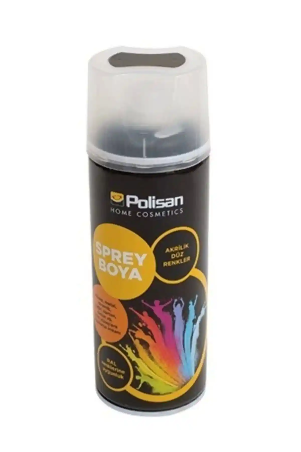 Polisan Akrilik Sprey Boya Parlak Beyaz 400 ml - Dayanıklı ve Yüksek Kapatıcılık Sağlayan Boya