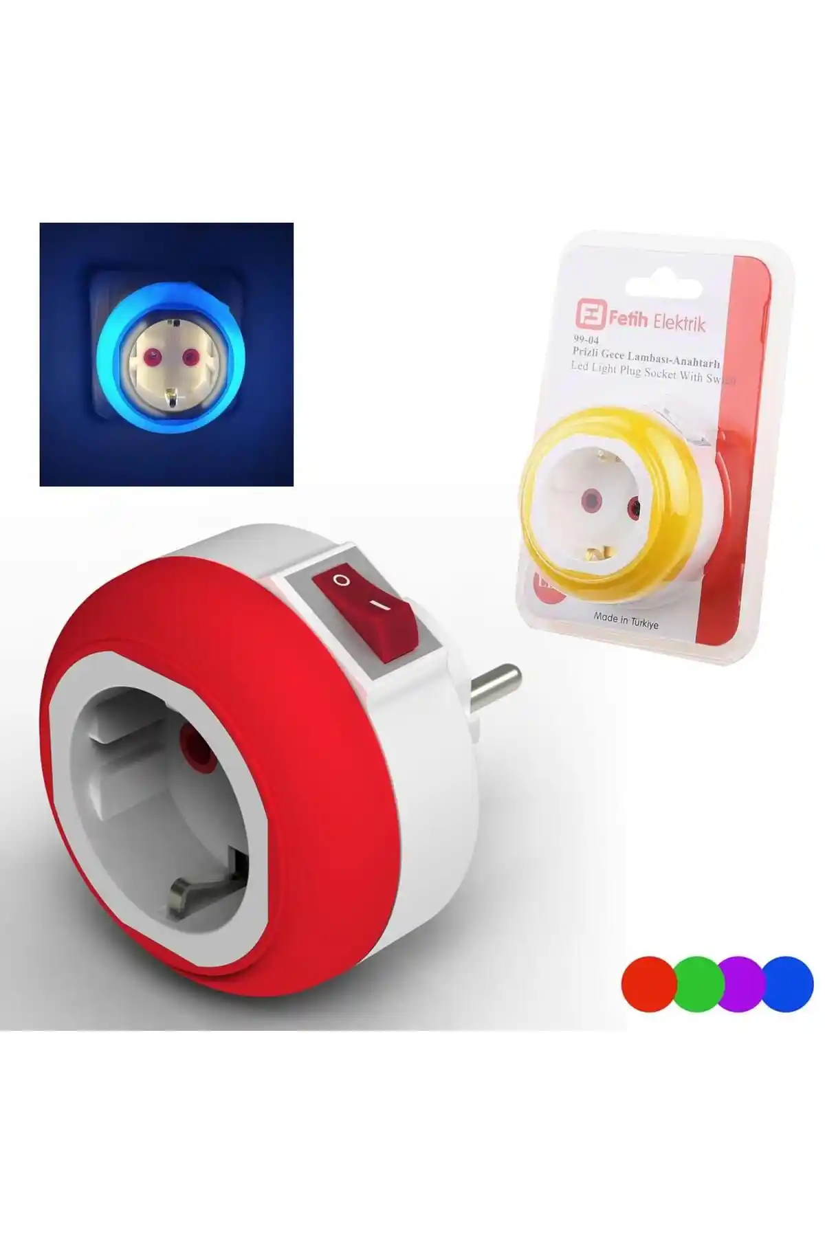 Pratik ve Şık Prizli LED Gece Lambası - Estetik ve Fonksiyonellik Bir Arada