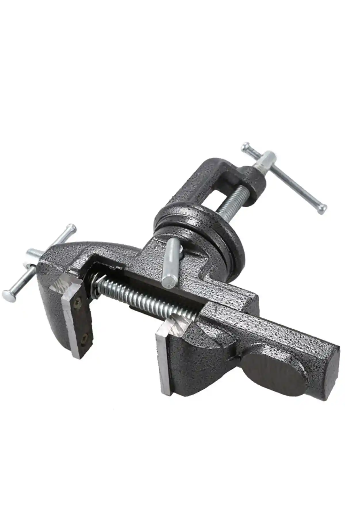 Reidan 60mm Dövme Çelik Döner Sabit Masa Tezgah Kelepçesi Profesyonel ve Dayanıklı Kullanım