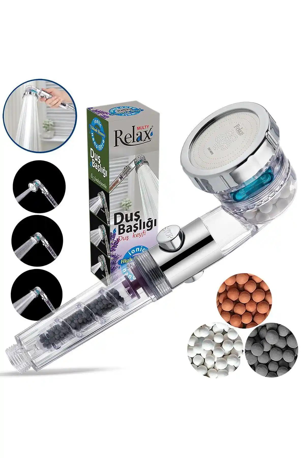 Relax Shower Çok Fonksiyonlu Mineralli ve Tasarruflu Duş Başlığı Ürün İncelemesi