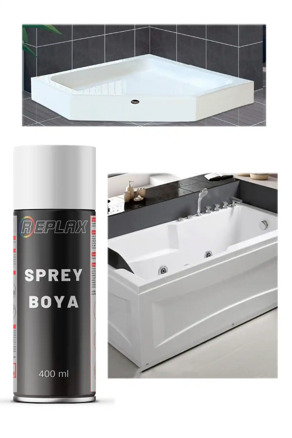 REPLAX Sprey Boya ile Banyonuzda Estetik ve Dayanıklı Yenileme Çözümü