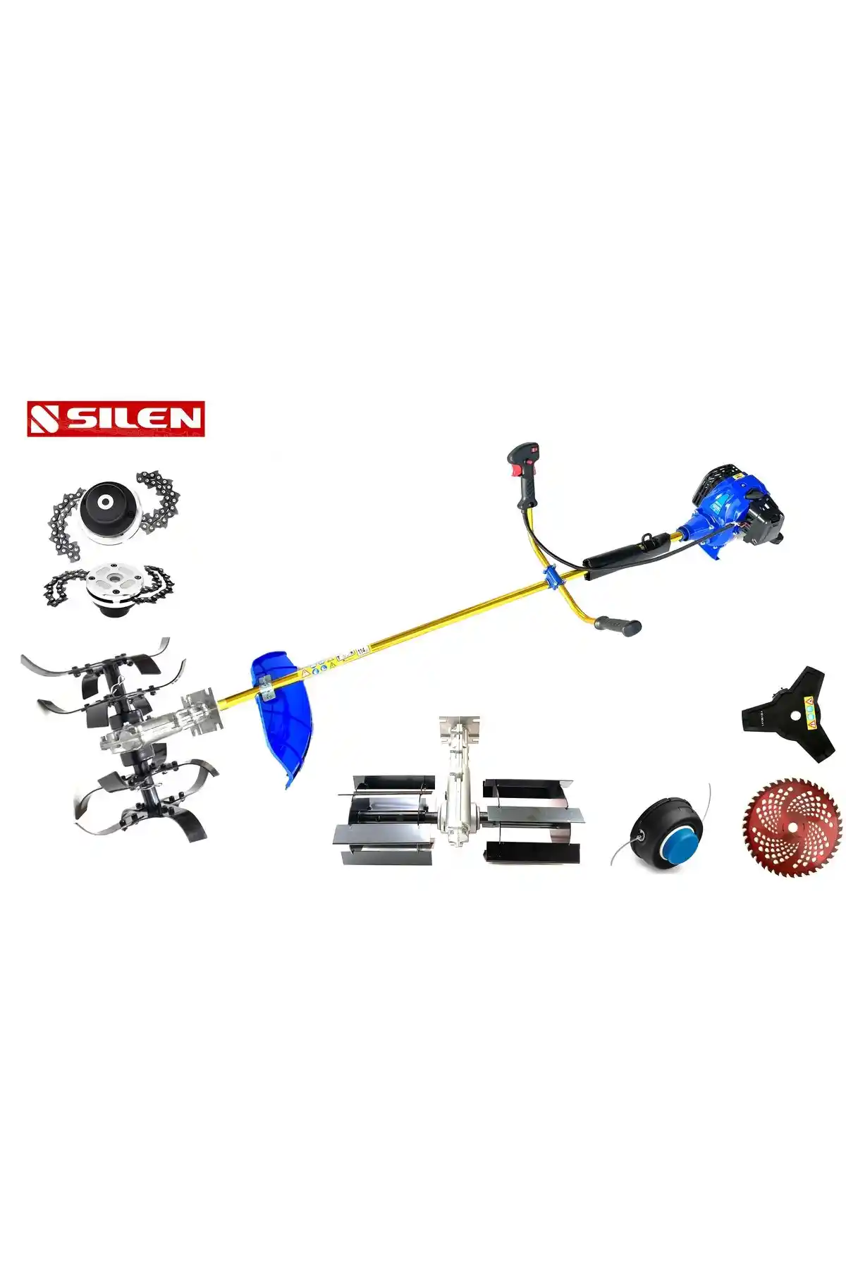 Silen Model Dafu Turbo Motorlu Benzinli Yan Tırpan ve Toprak Çapalama Makinesi İncelemesi