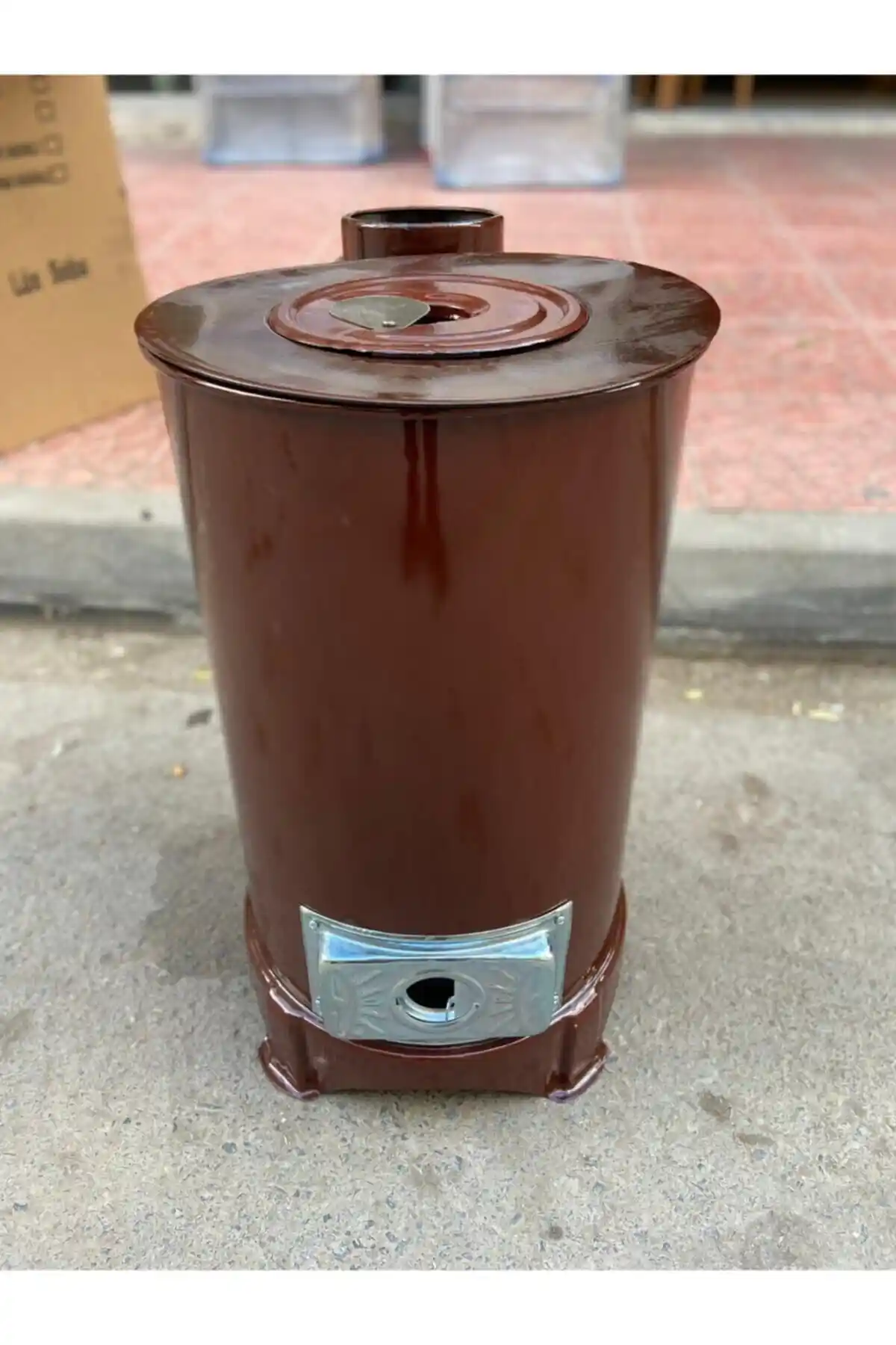 Sobapark Mini Küçük Emaye Odun Sobası ile Etkili ve Şık Isıtma Çözümü