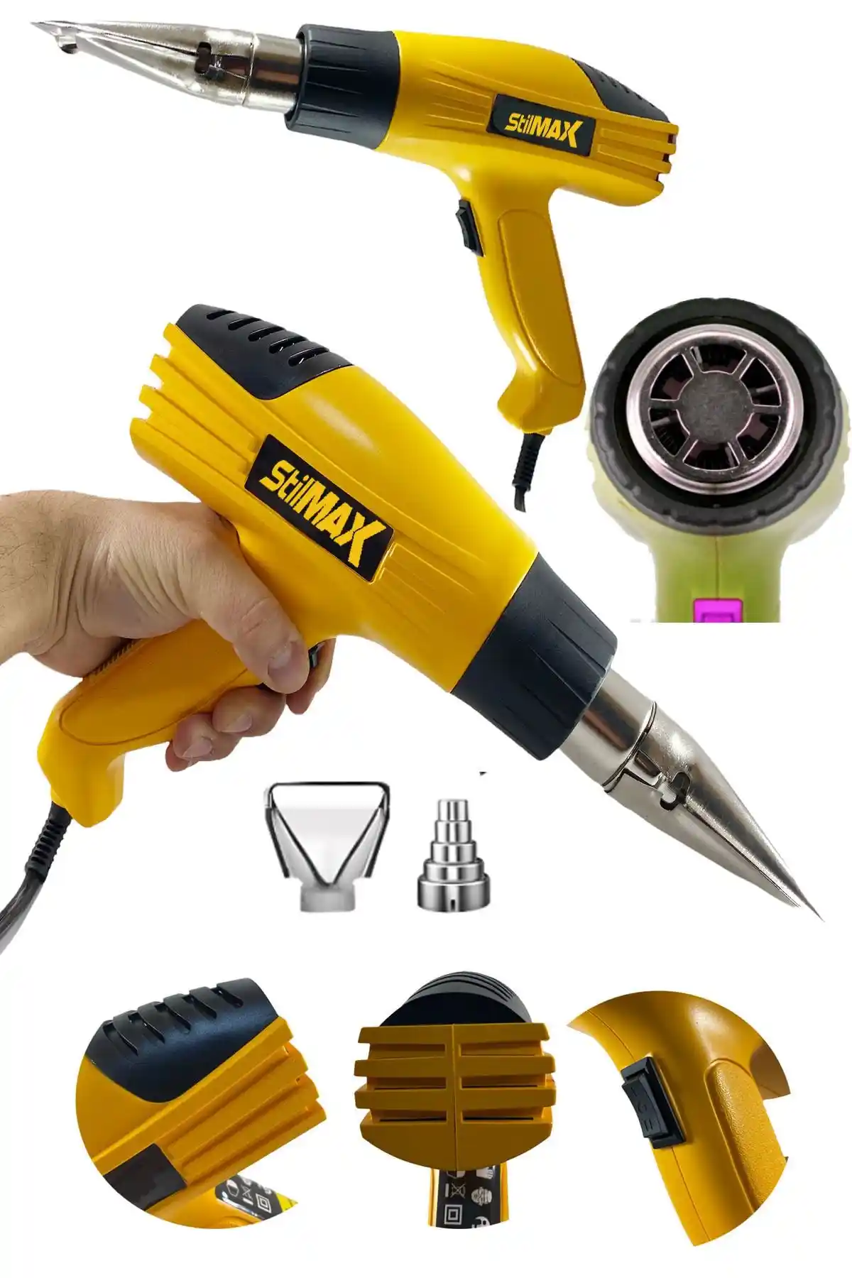 Stilmax Almanya Sıcak Hava Isı Tabancası: Güçlü ve Güvenilir Endüstriyel Isıtıcı