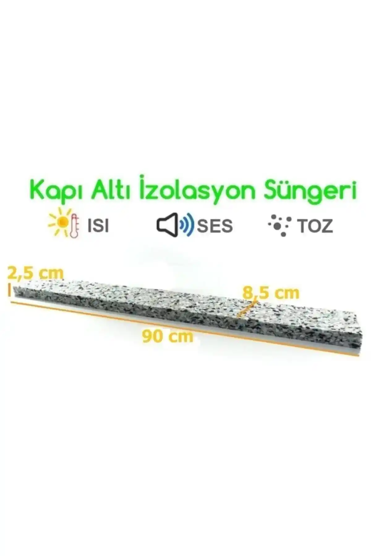 Sürbisa Kapı Altı Isı Yalıtım Süngeri Çift Paket Pratik ve Ekonomik Çözüm