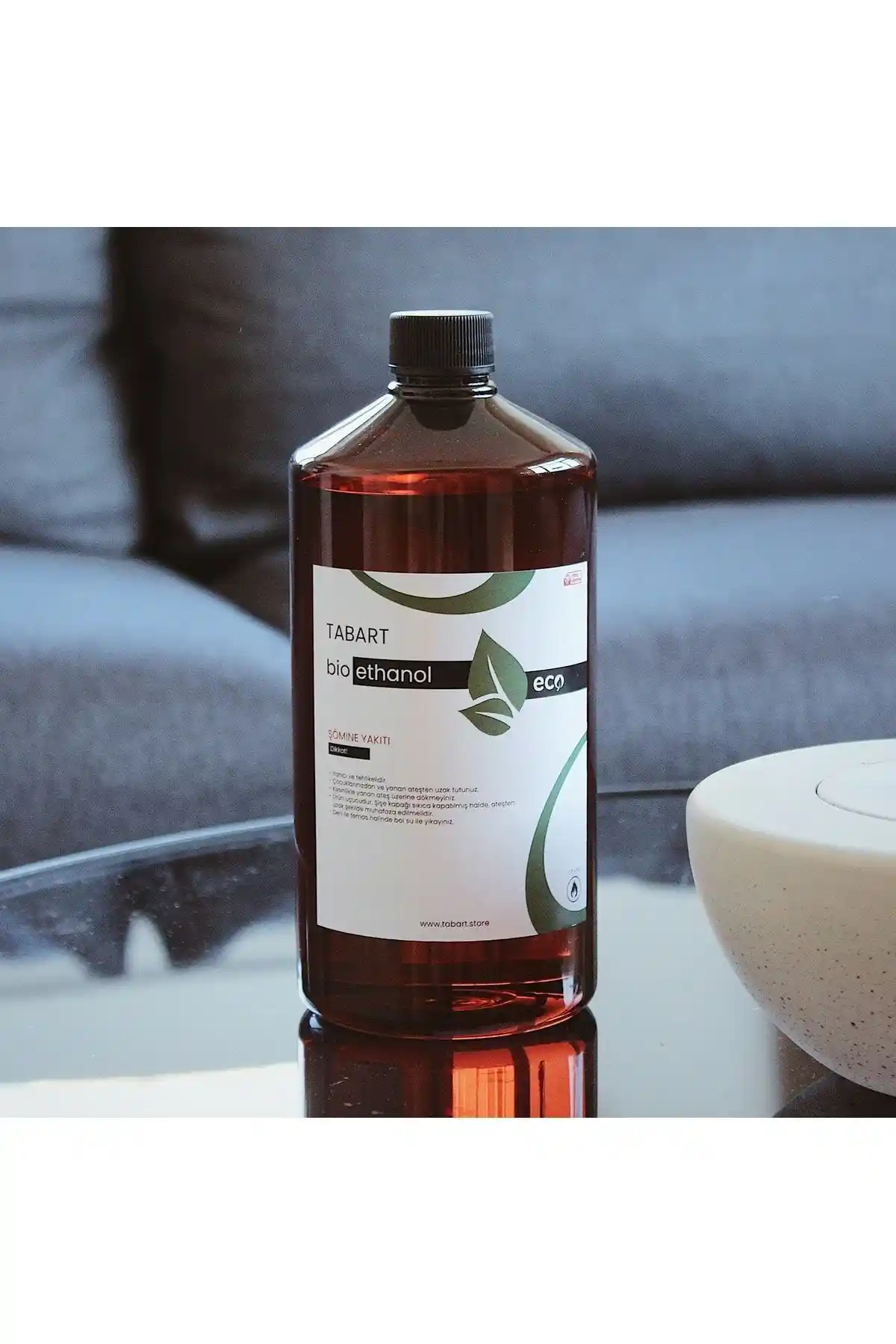 Tabart 1 Litre Tabfire Şömine Yakıtı Doğal ve Temiz Yanma Sağlayan Güçlü Yakıt