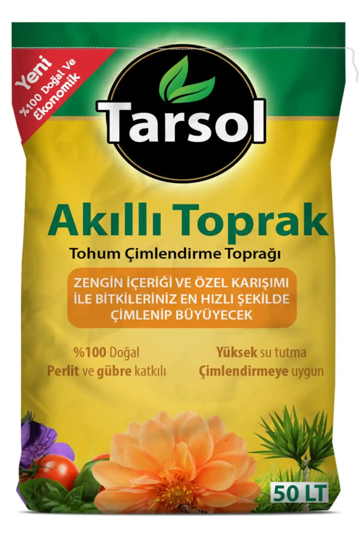 Tarsol Akıllı Toprak Torf 50 lt ile Verimli ve Doğal Tarım Uygulamaları