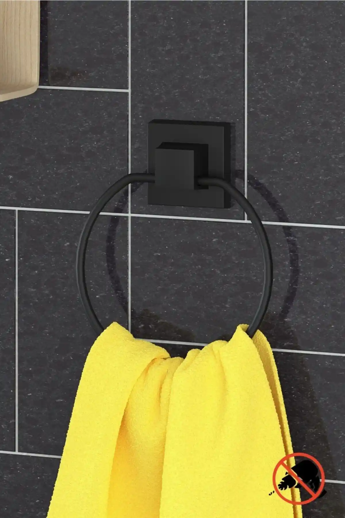 Teknotel Easyfix Yapışkanlı Yuvarlak Havluluk EF235 Modern ve Pratik Tasarım