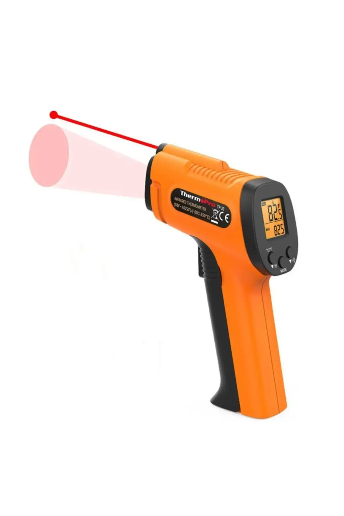 ThermoPro Tp30 Kızılötesi Lazer Odaklı Endüstriyel Sıcaklık Ölçüm Cihazı
