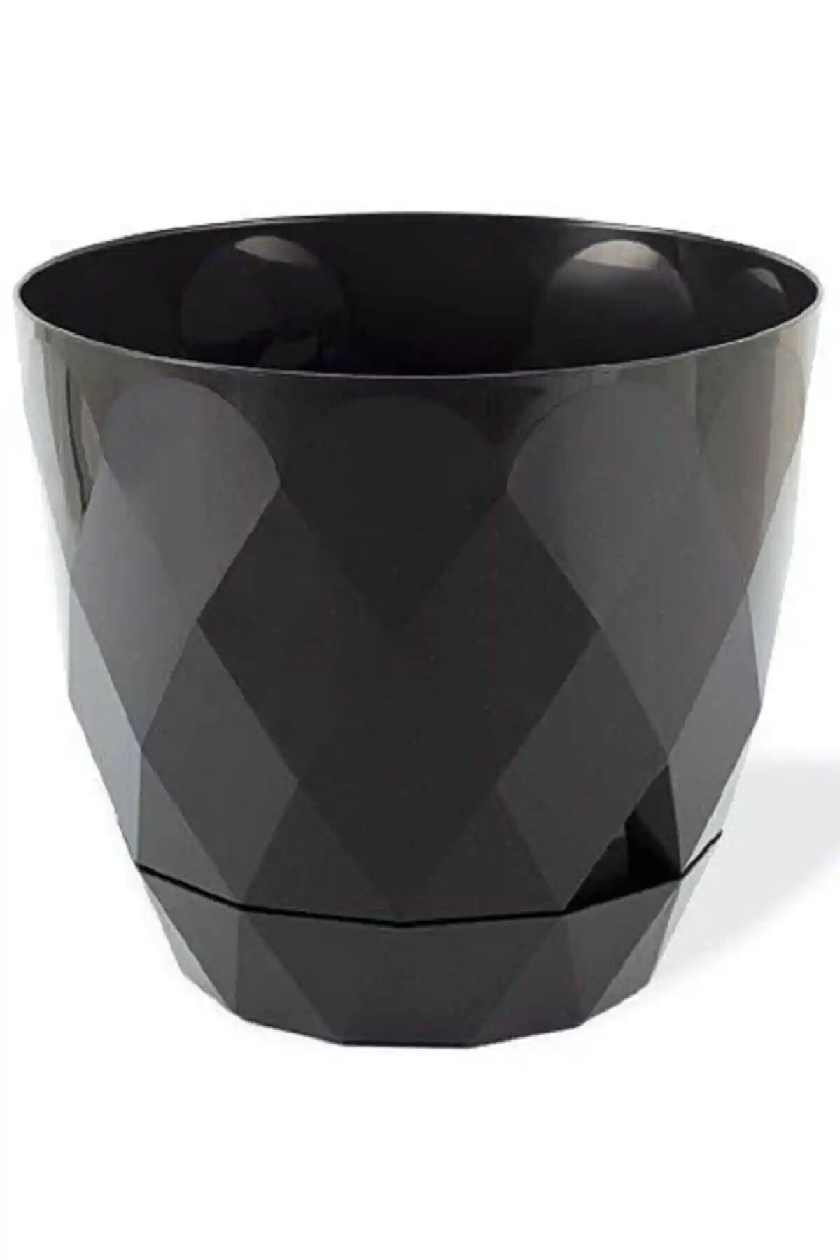 ToXA 9.2 lit Baklava Desenli Büyük Boy Dekoratif Plastik Saksı Ev ve Ofis İçin