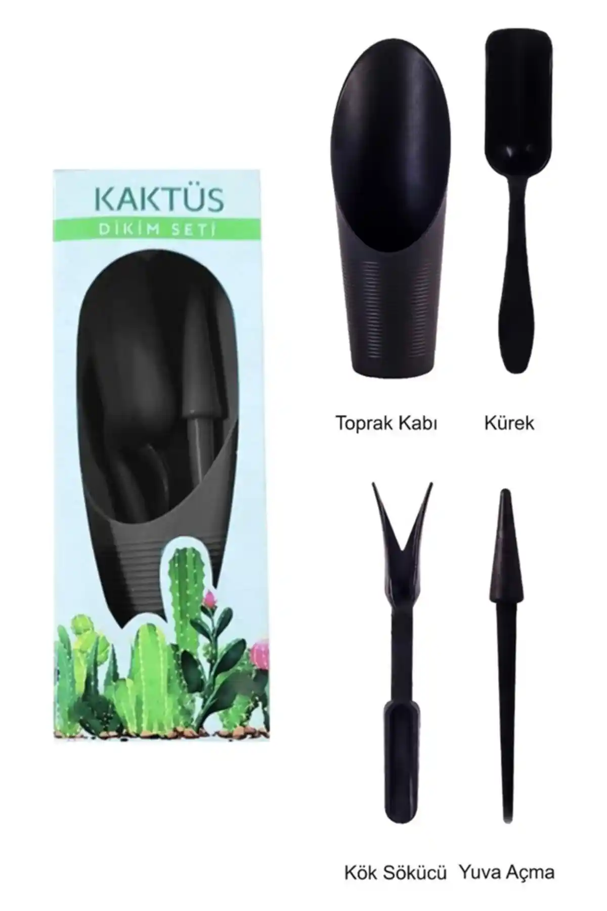 ToXA Sukulent Bakım Seti: Modern ve Şık İç Mekan Bitki Aksesuarları