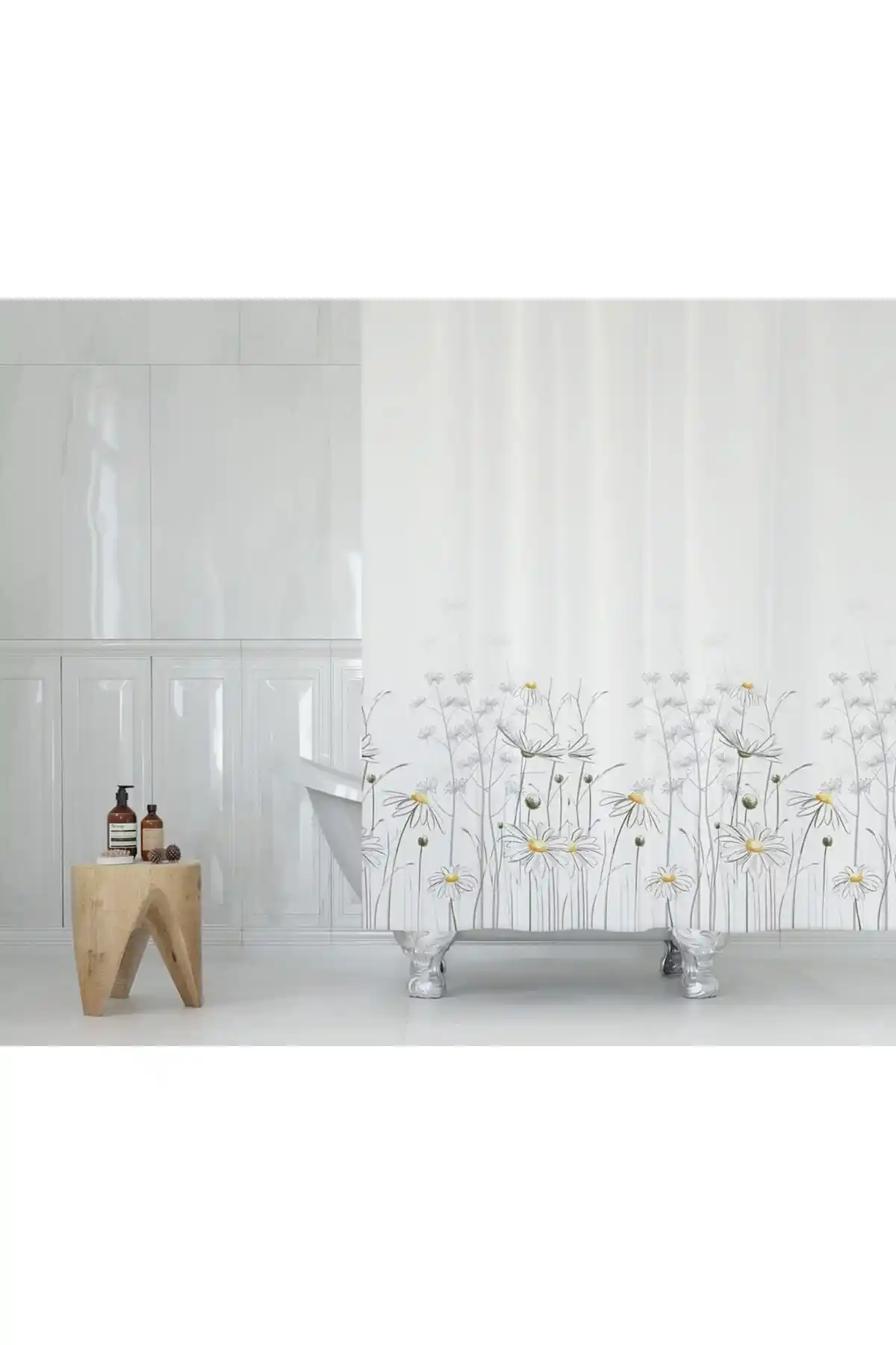 Tropikhome Papatya Desenli Banyo Perdesi ve Duş Perdesi Karşılaştırması