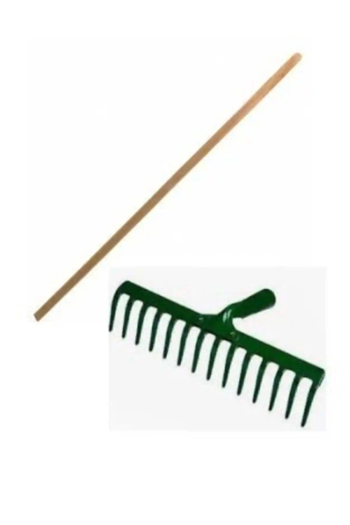 Türkiye Menşeli 14 Dişli Saplı Tırmık Bahçe İşleri İçin Dayanıklı ve Pratik Çözüm