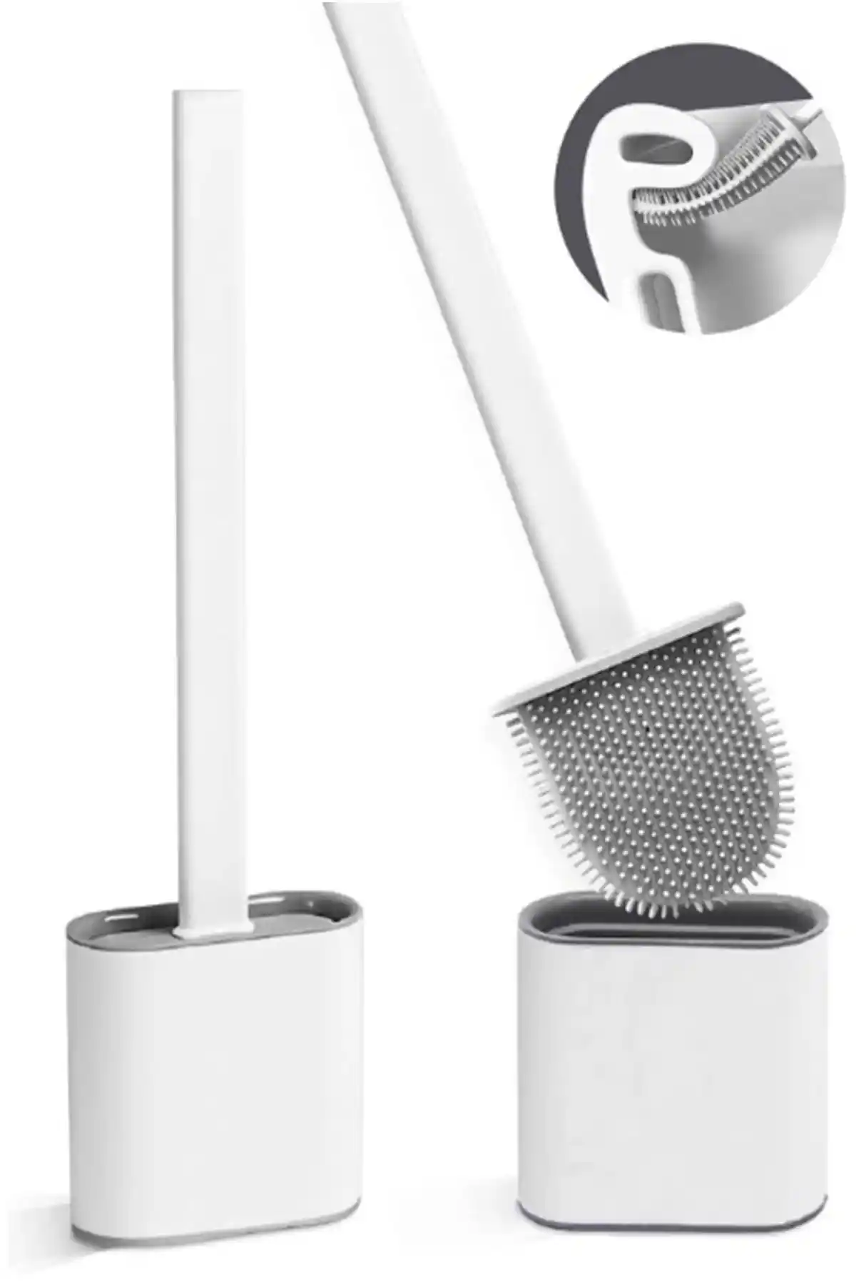 Tuvalet temizliği için silikon fırçalar karşılaştırması: Kitchen Beauty ve Lilya Home ürünleri analizi