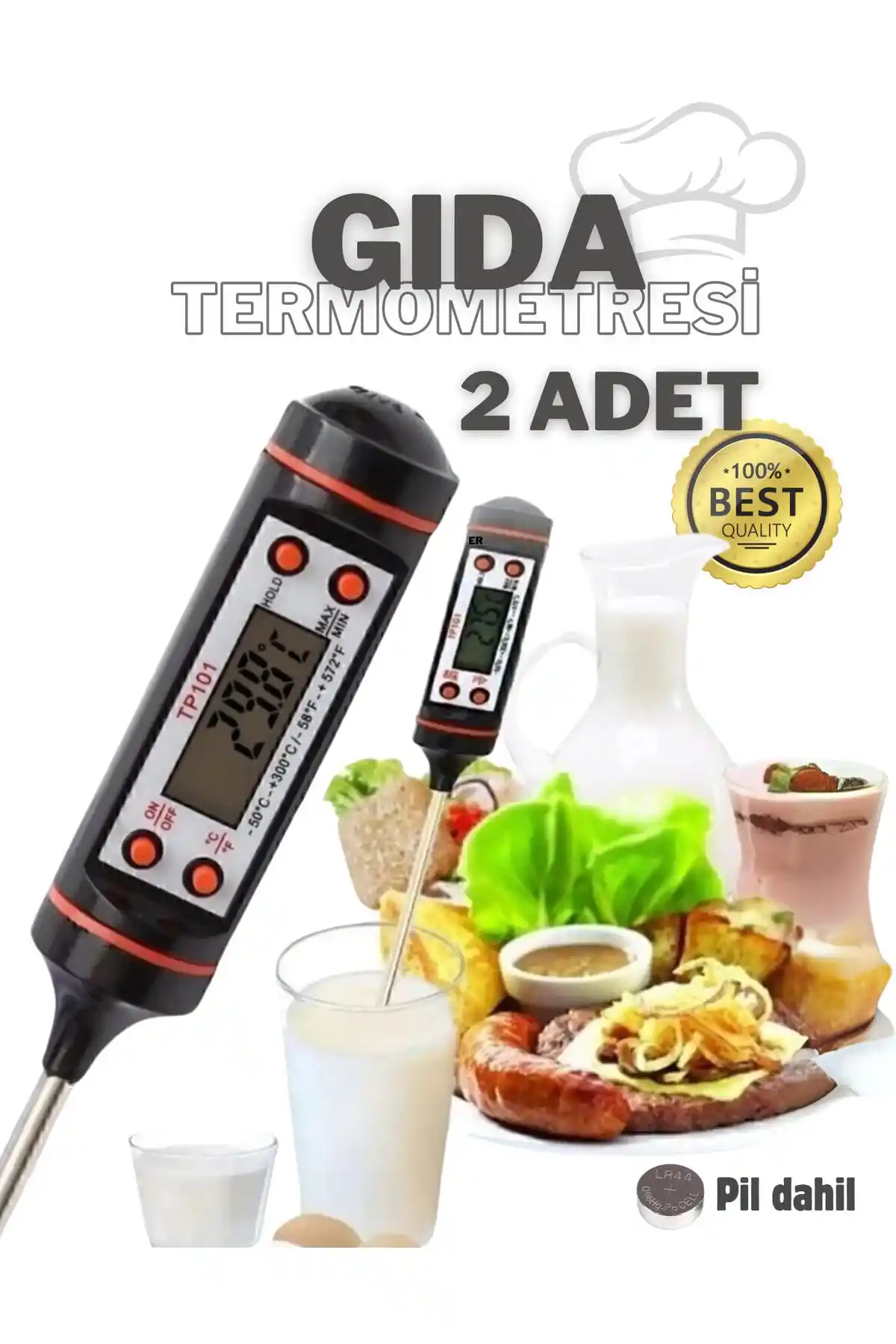 Unichrome Dijital Gıda Termometresi Seti: Güvenilir ve Pratik Mutfak Sıcaklık Ölçüm Çözümü