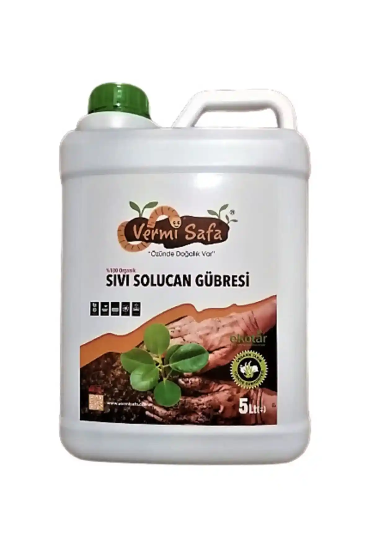 Vermisafa Organik Sıvı Solucan Gübresiyle Bitki Sağlığını Güçlendirin