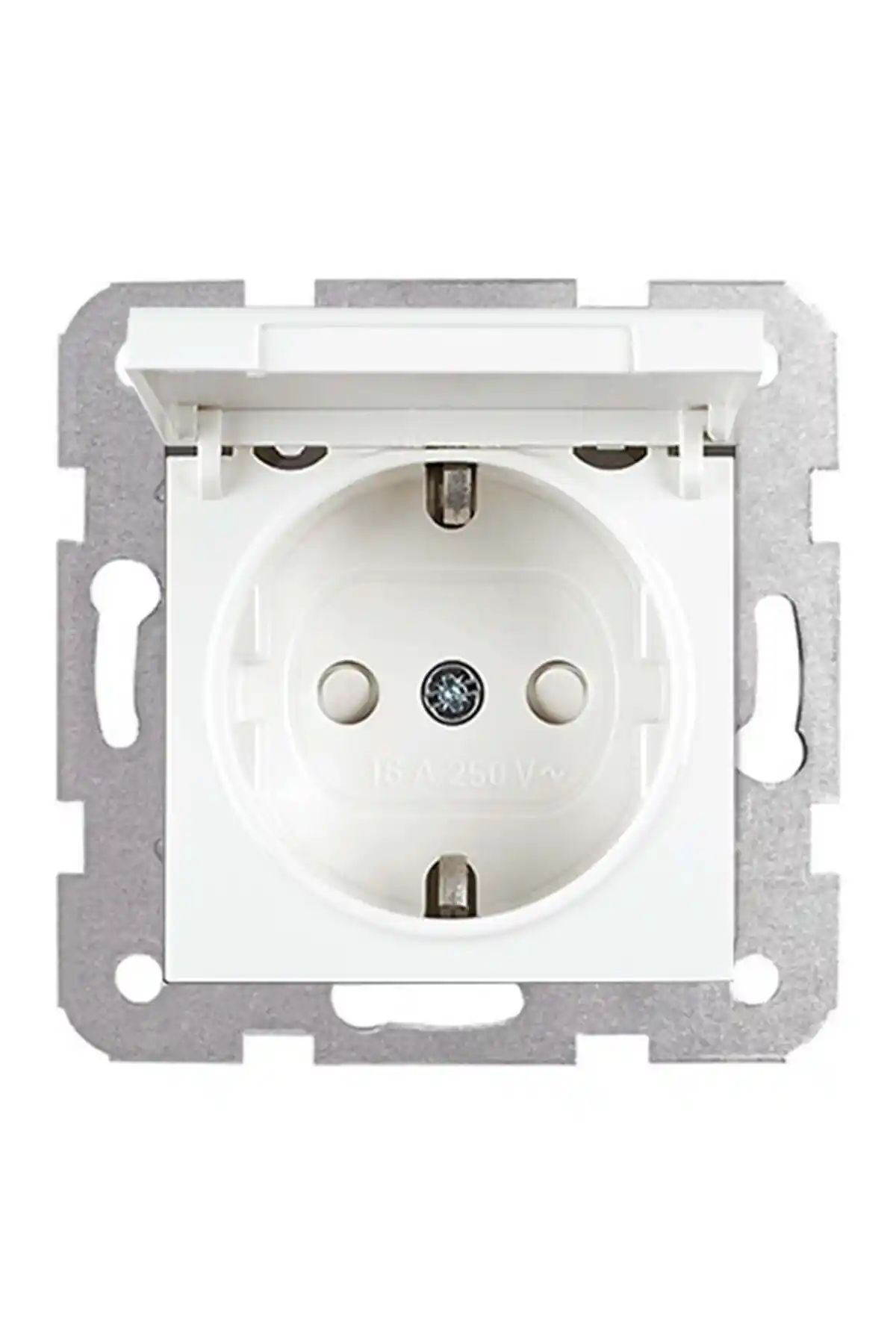 Viko Karre Beyaz Kapaklı Top Priz Mekanizması Güvenlik ve Estetiği Bir Arada Sunar