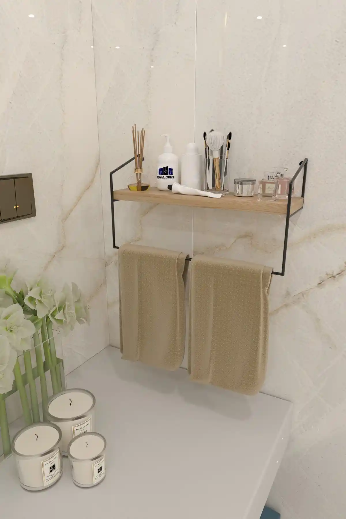 ViraHome Metal Havluluk: Modern ve Dayanıklı Banyo ile Mutfak Dekorasyonu İçin Çözüm