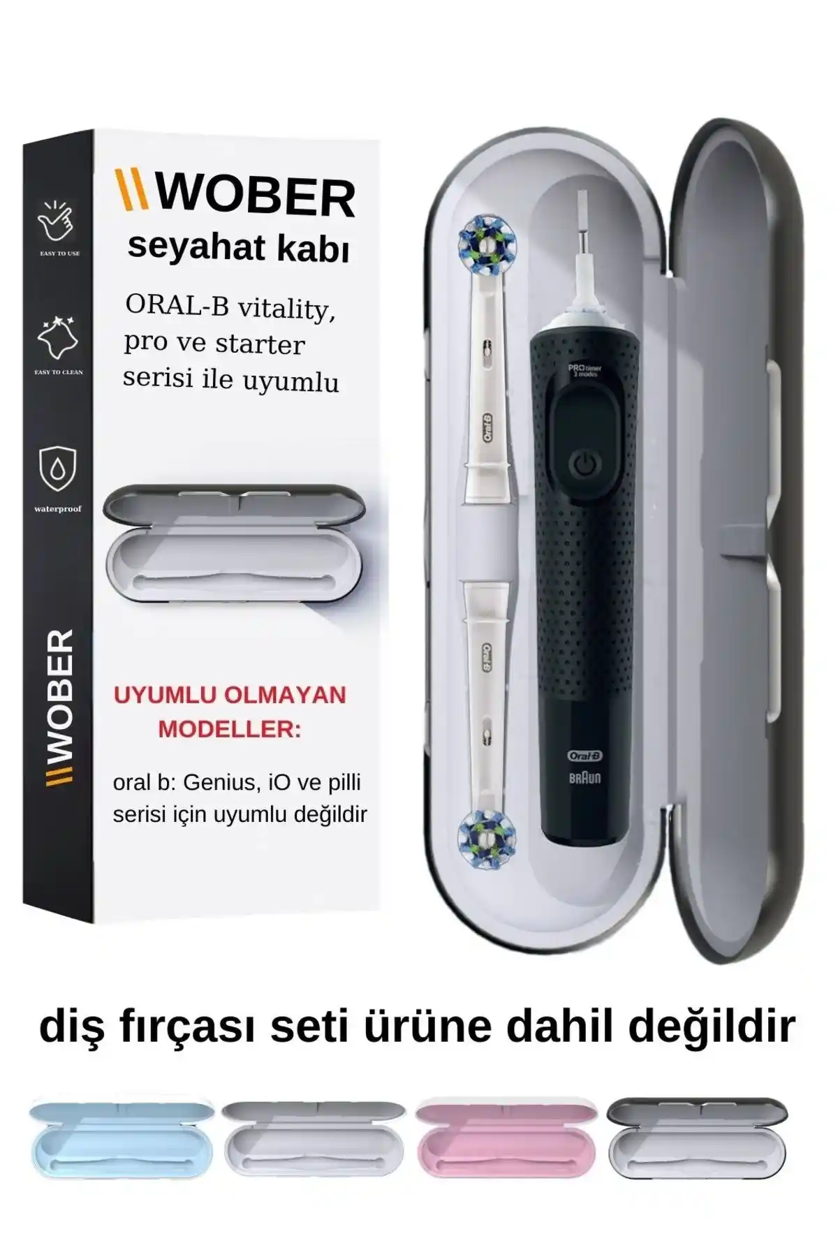 Wober Şarjlı Diş Fırçası Saklama ve Seyahat Kutuları Karşılaştırması