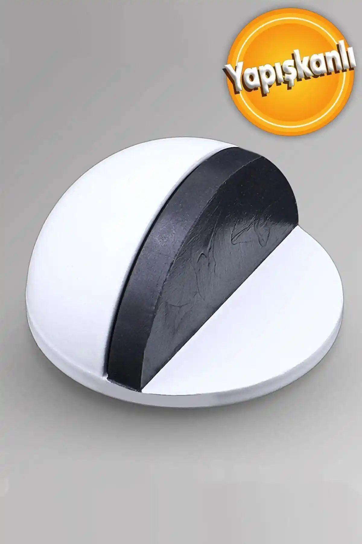 Yarımay Yapışkanlı Kapı Kolu Stoperi: Kolay Montaj ve Güçlü Koruma Özellikleri