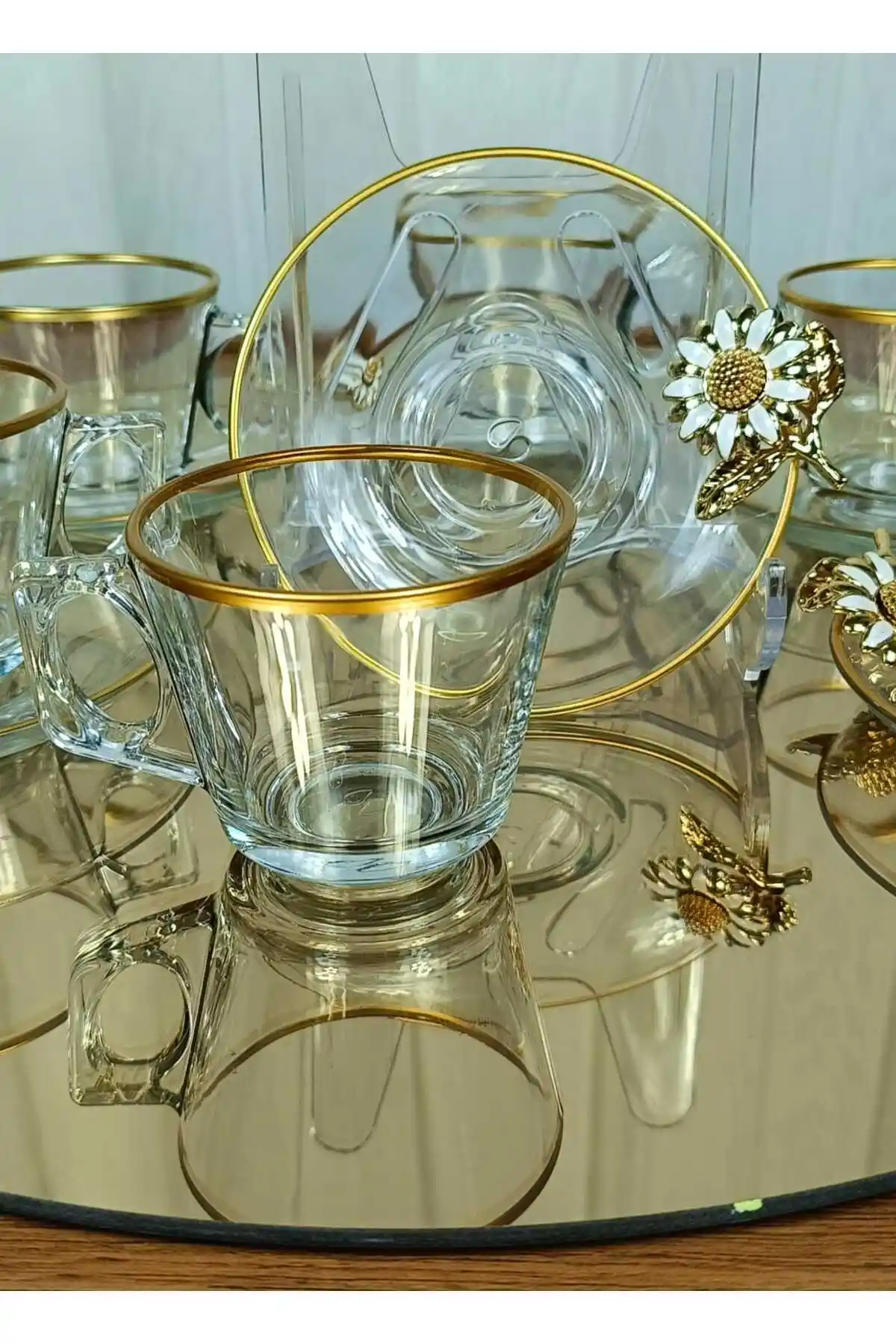 Elta Collection Paşabahçe Vela Fincan Takımı 12 Parça Şık ve Dayanıklı Cam Seti