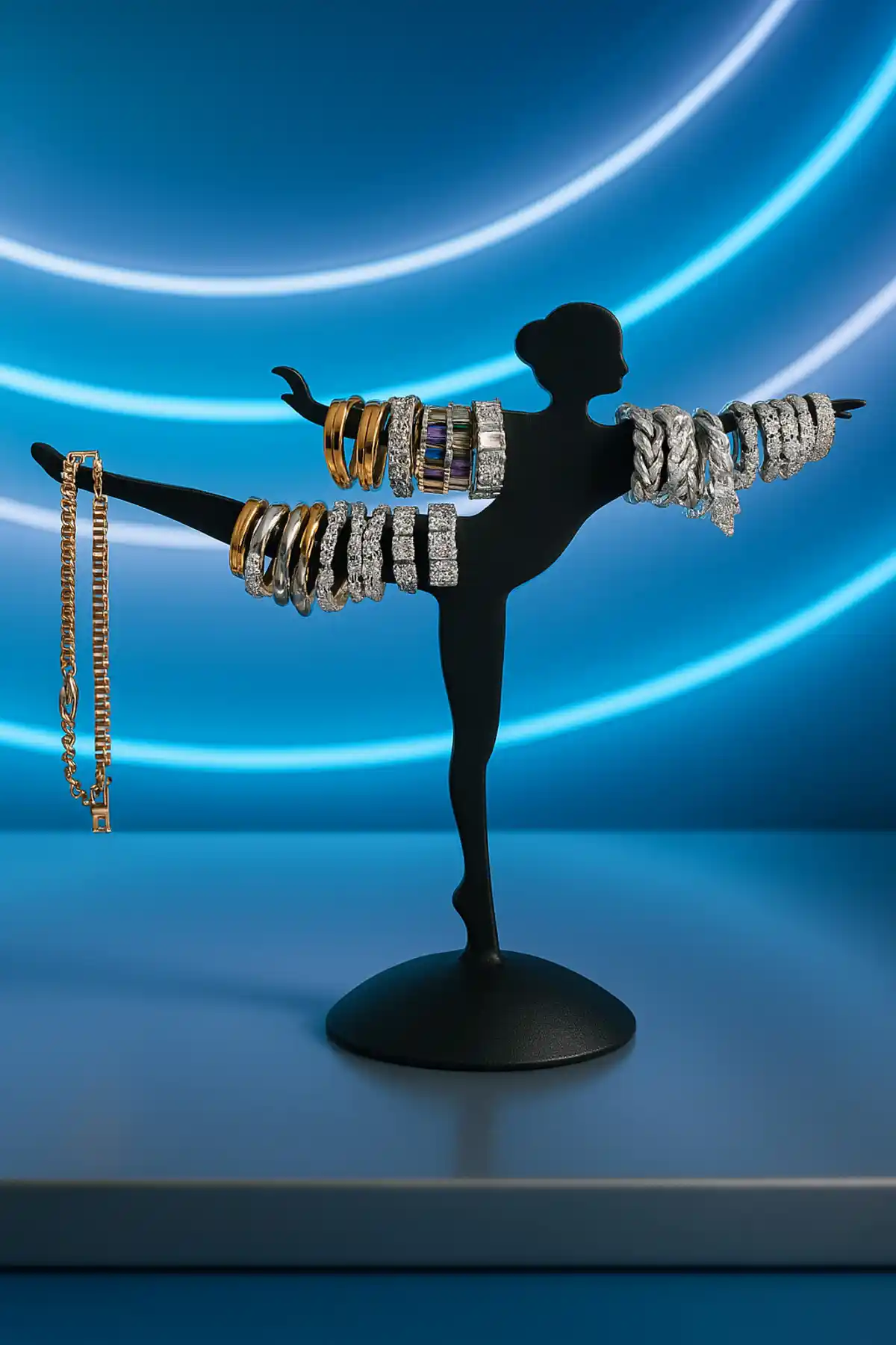 Genel Markalar Dekoratif Balerin Tasarımlı Takı Standı: Şık ve Pratik Takı Sergileme Çözümü