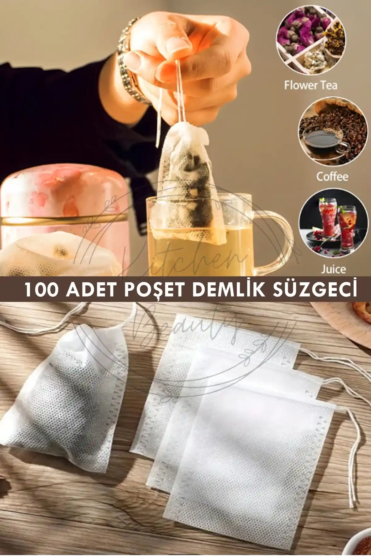 Kitchen Beauty 100 Adet İpli Çaydanlık İçi Çay Demleme Poşeti Ürün Tanıtımı ve Kullanım Avantajları