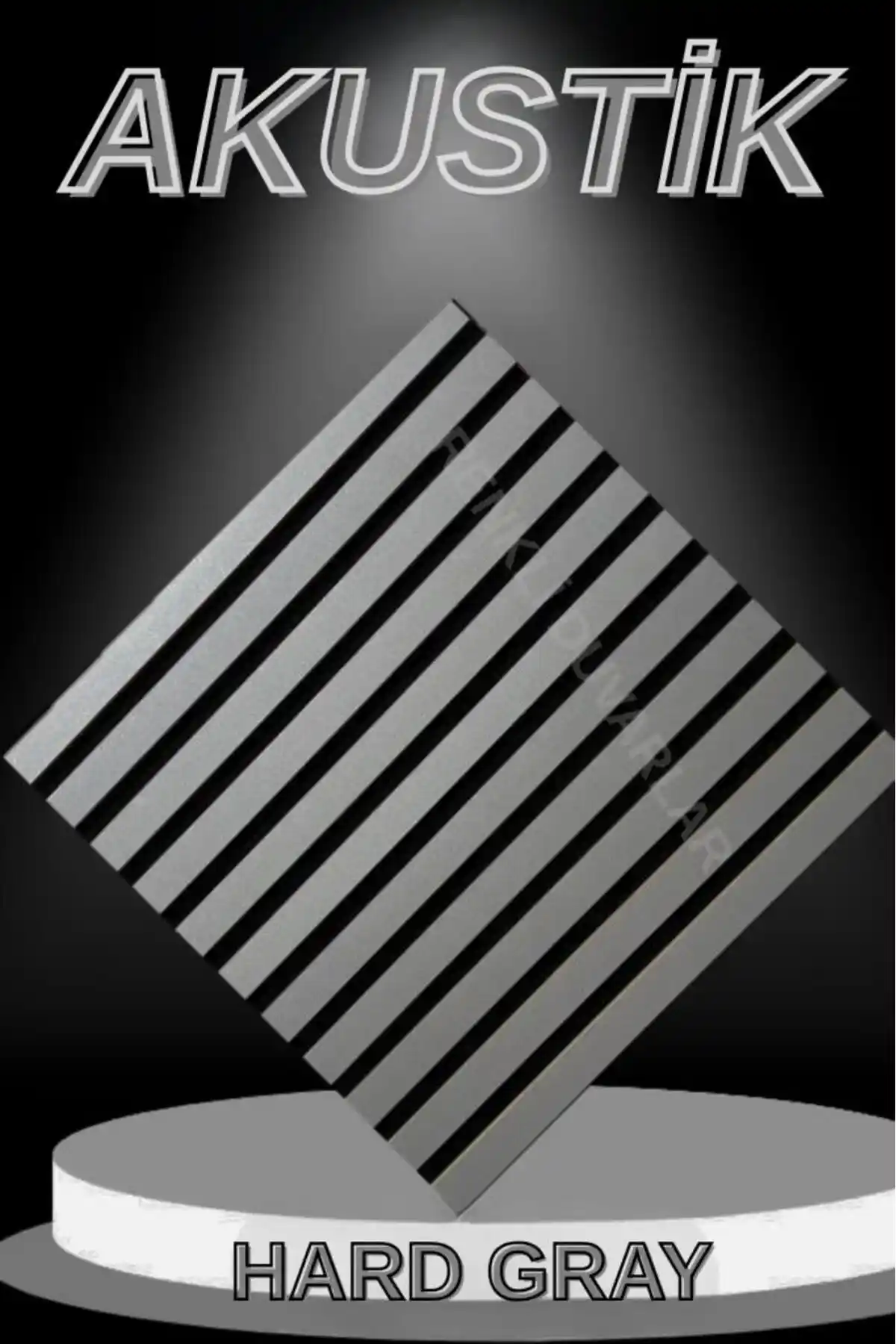 Modern ve Fonksiyonel Renkli Duvarlar Hard Gri Akustik Paneli ile Şık Mekânlar Yaratın