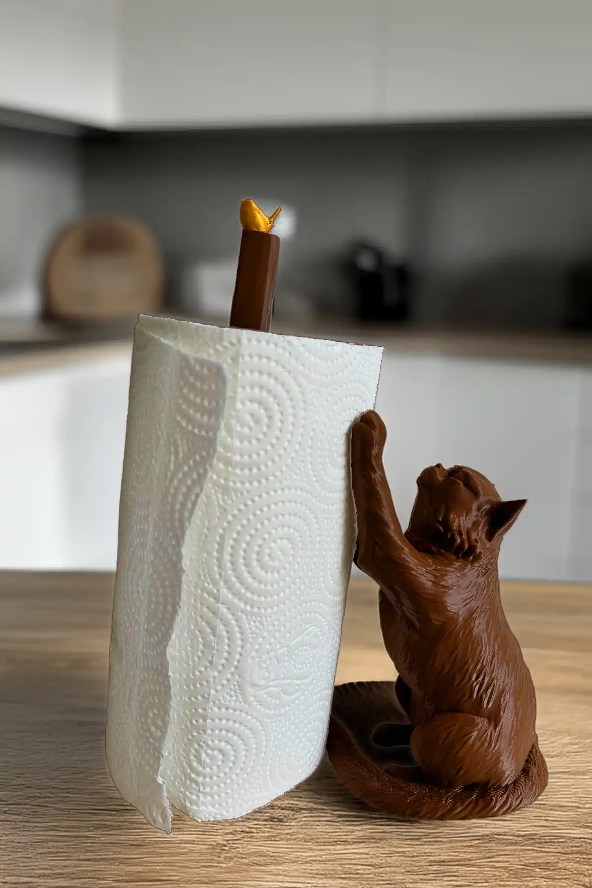 Obaco Kedili Peçetelik Modern Tasarımıyla Şık ve Dayanıklı Kullanım İçin Uygun