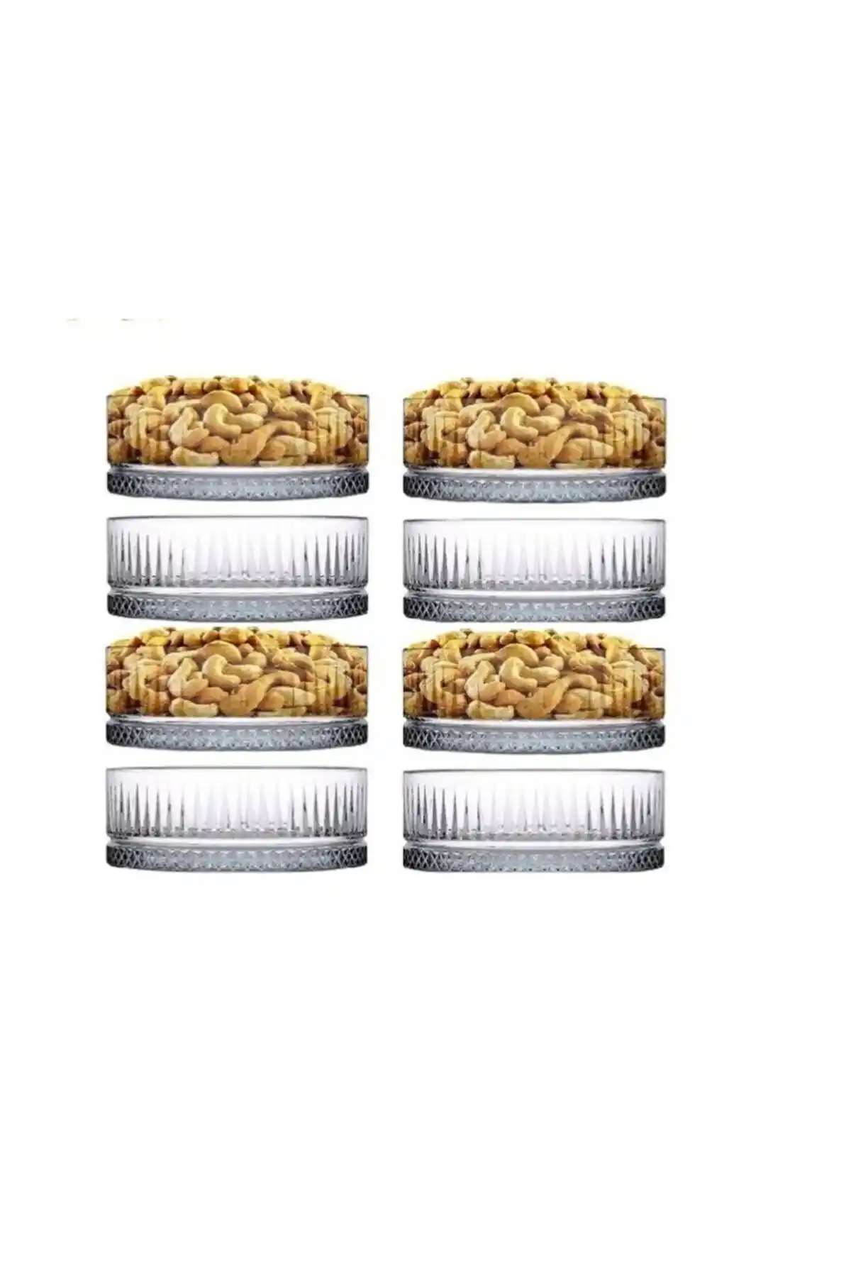 Paşabahçe Elysia 8'li Cam Çerezlik Seti Estetik ve Kullanışlı Mutfak Aksesuarı