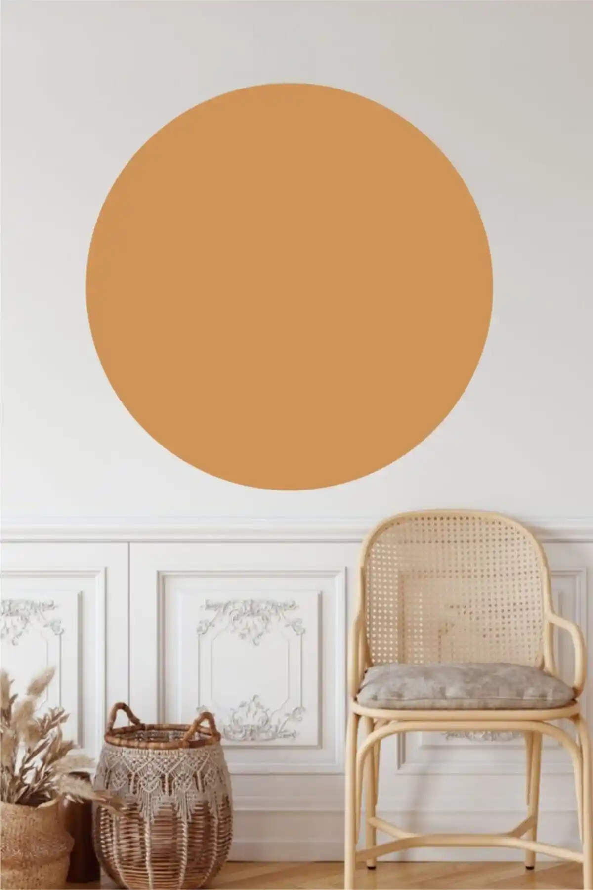 Piksel Grafik Tam Daire Bohem Sticker ile Modern ve Dayanıklı Dekorasyon Çözümleri