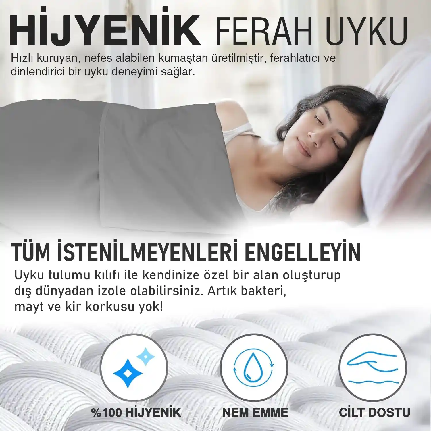 Sıcak Uyuyanlar İçin Serin ve Nefes Alabilir Çarşaf Seçenekleri ve Kumaş Türleri