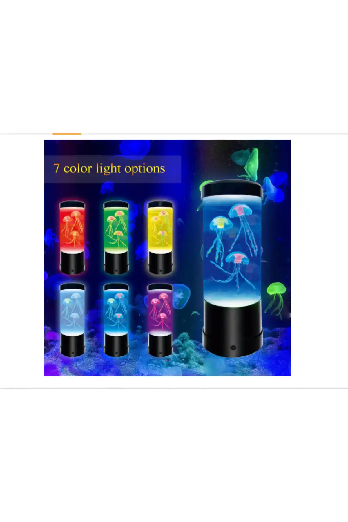 Tahtakale Dünyası Deniz Anası Gece Lambası Modern ve Şık Dekoratif Aydınlatma Çözümü