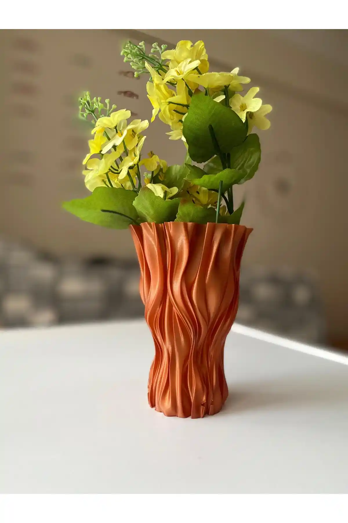 Tina Design VAZO - 13.5 CM Modern ve Şık Dekoratif Plastik Vazo