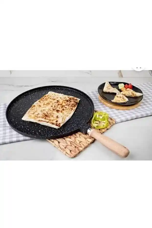 36 cm Döküm Granit Gözleme Tavası: Dayanıklı ve Kullanışlı Mutfak Gereci