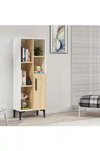 50 cm Genişliğindeki Kitaplıklar: Fonksiyonellik ve Estetiğin Uyumuyla Alan Tasarrufu