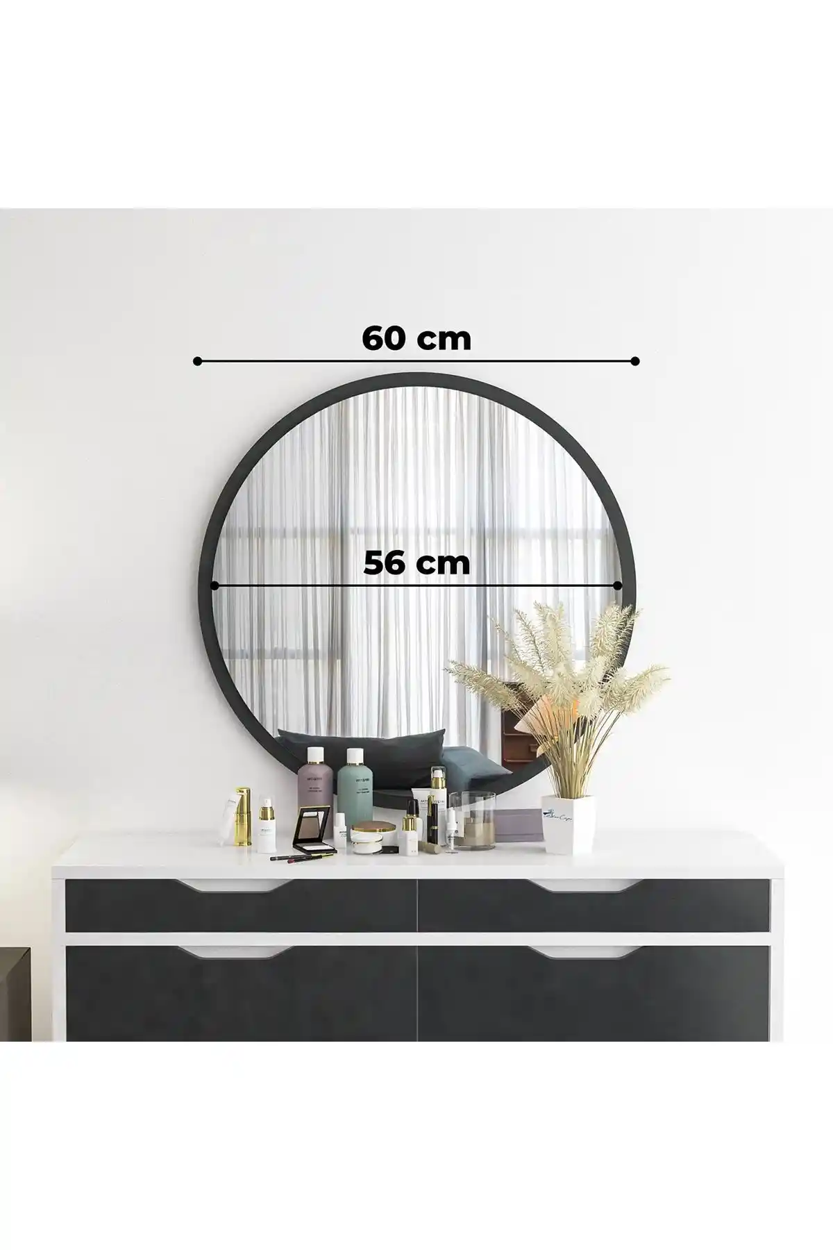 60 cm Çapında Yuvarlak Aynalar ile Modern ve Şık Ev Dekorasyonu Rehberi