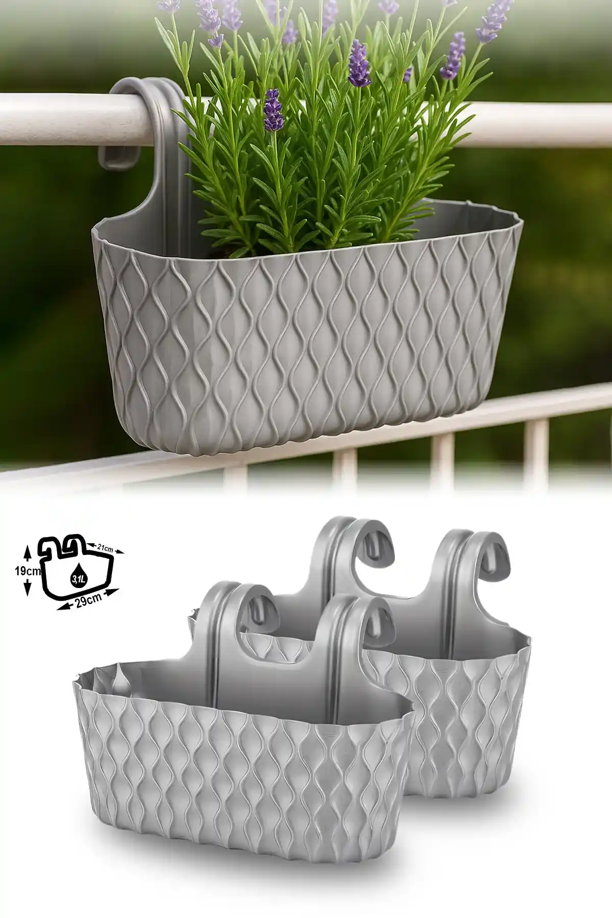 Askılı Balkon Saksıları ile Balkonlarınızı Şık ve Kullanışlı Hale Getirin