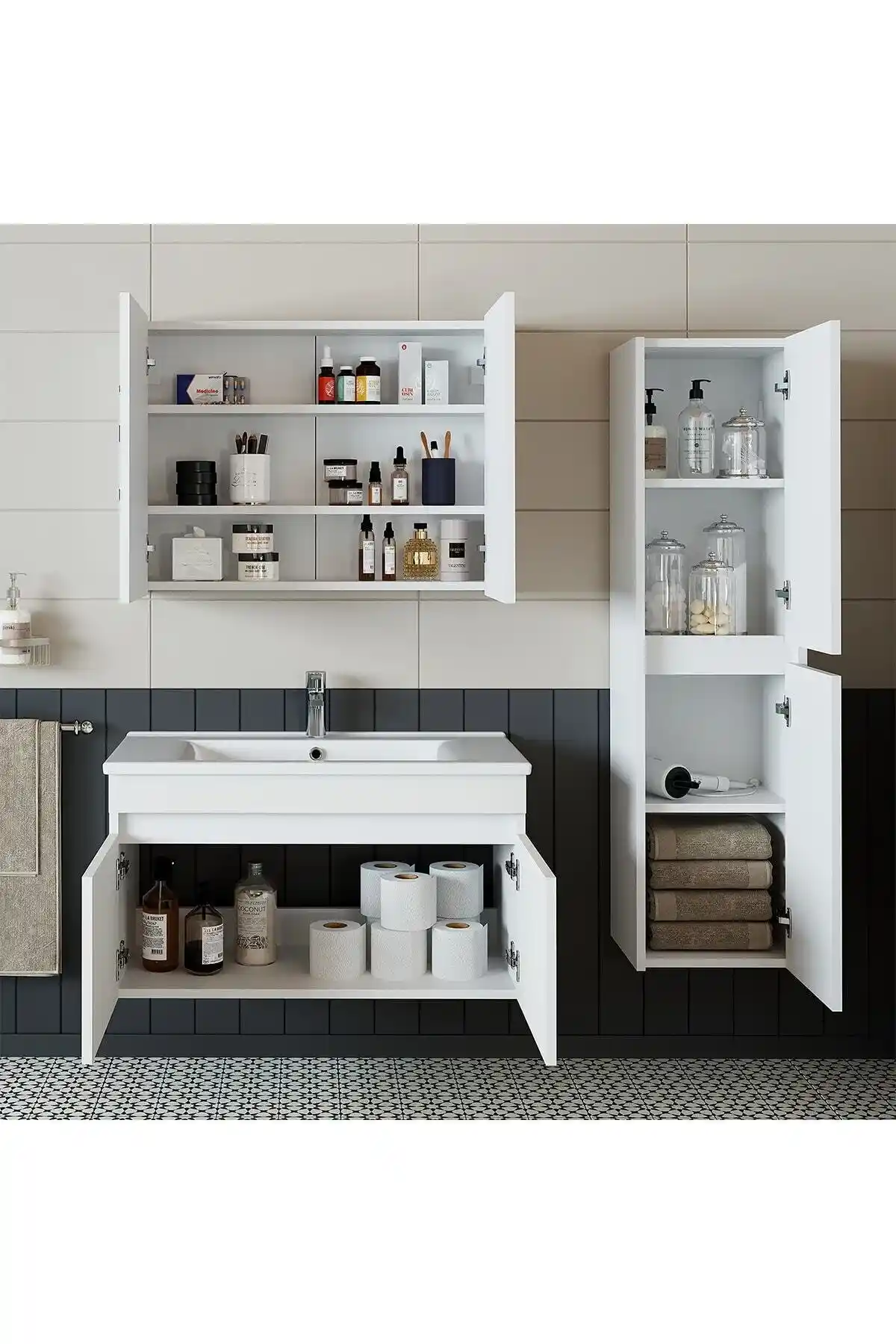 Banyo Dolapları: İşlevsellik ve Tasarımın Uyumuyla Modern ve Dayanıklı Çözümler