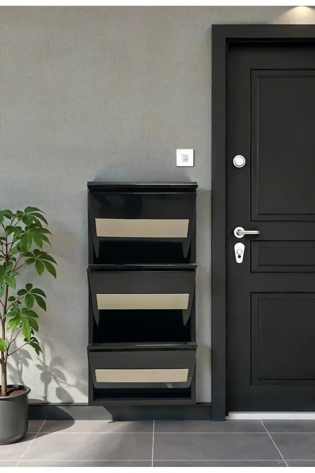 Formood Üçlü Metal Ayakkabılık: Dayanıklı ve Geniş Depolama Alanı ile Modern Tasarım