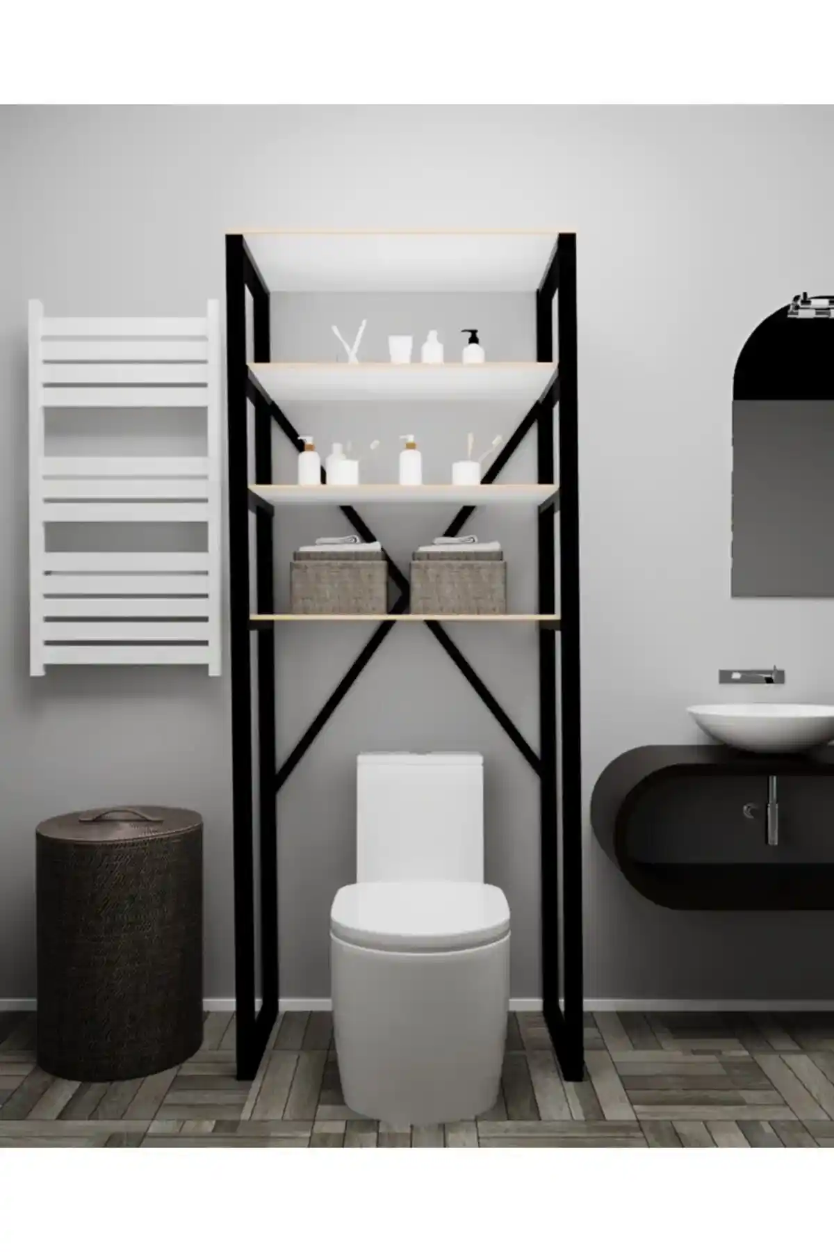 Klozet Üstü Raf Düzenleyiciler ile Banyo Alanında Pratik ve Estetik Çözümler