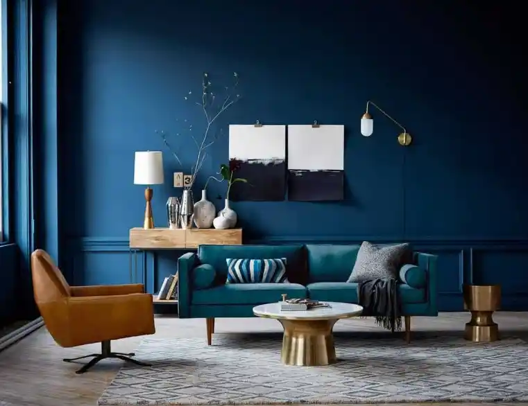 Lacivert Renk ile Ev Dekorasyonunda Derinlik ve Huzur Yaratma Rehberi